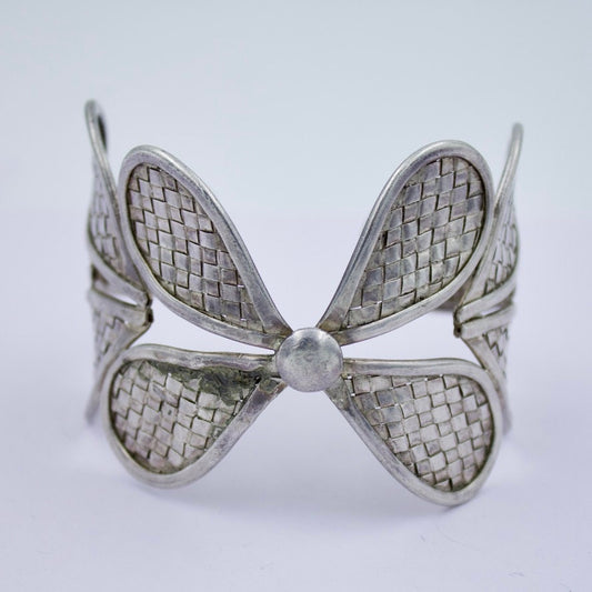 Artistic Floral Mid-Century Hallmarked Timeless Bracelet