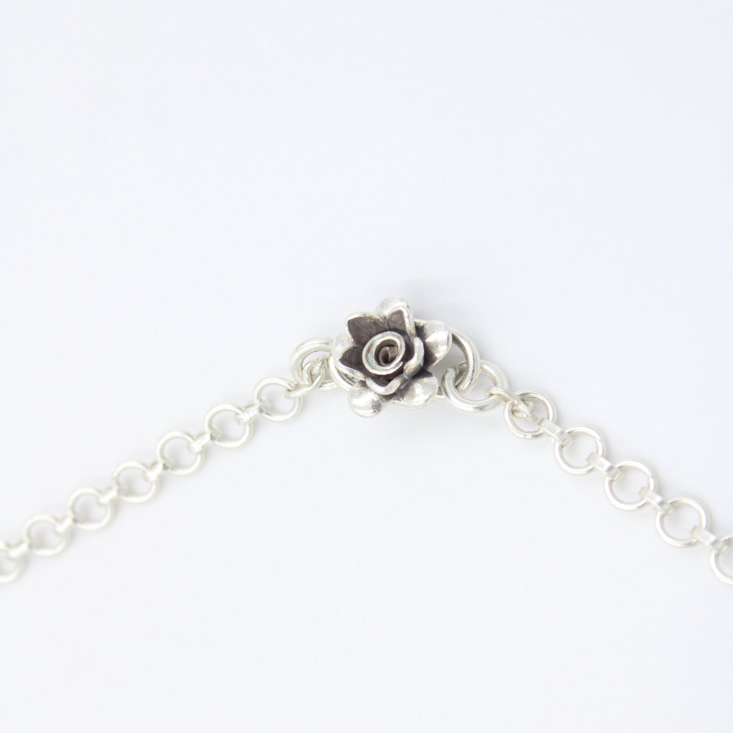 Handmade Indonesian Cubic Ball Beaded Necklace in Sterling Silver