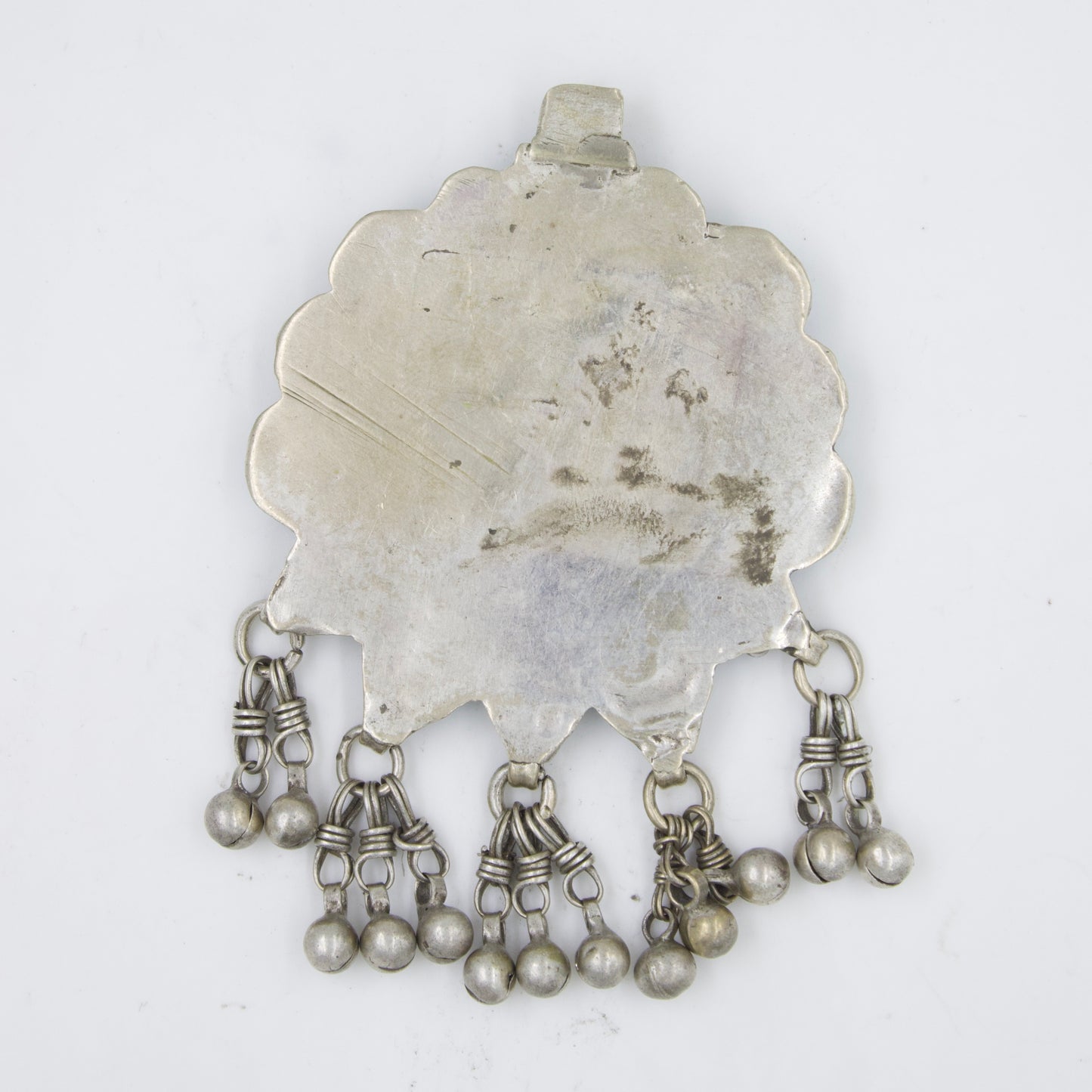 Antique Indian Tribal Turquoise Pendant Circa 1930s