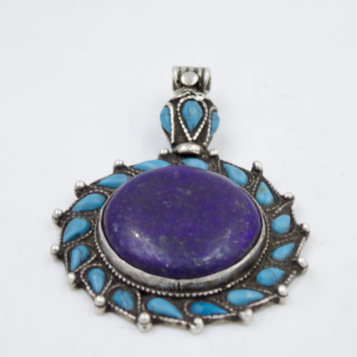 Lapis Lazuli and Turquoise Pendant