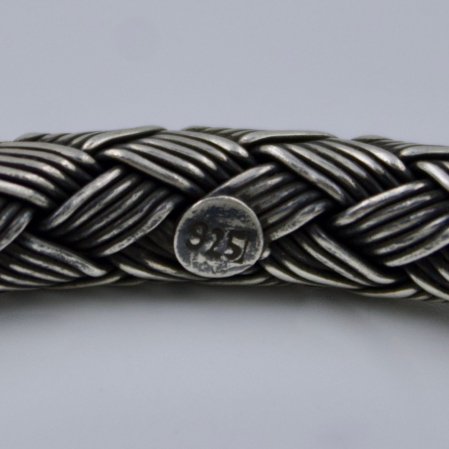 South Indian Handmade Sterling Silver Bangle