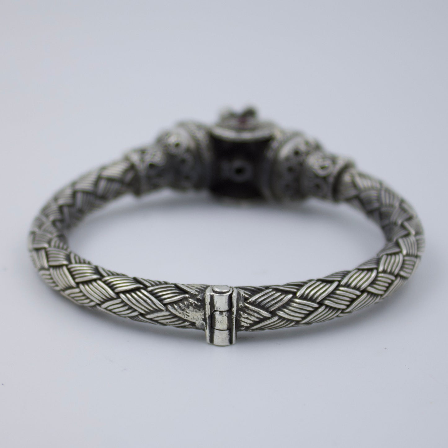 South Indian Handmade Sterling Silver Bangle