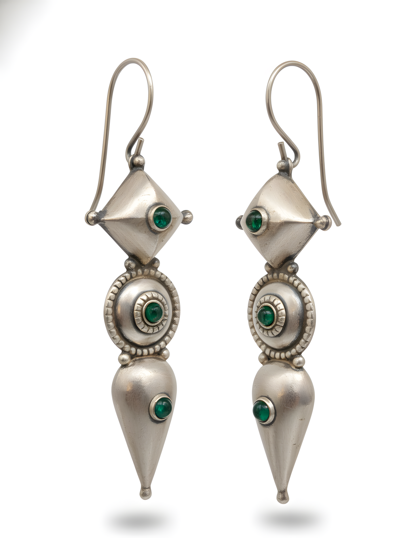 Geometric Tribal Dangle Earrings