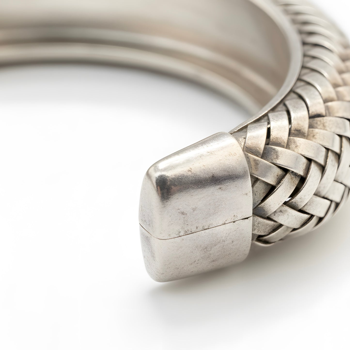Indonesian Hand-woven Timeless Cuff Bracelet in Sterling Silver