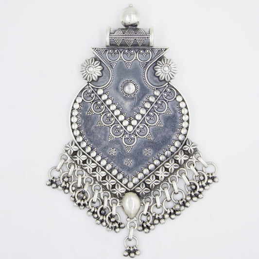 Rava Work Pendant in Sterling Silver