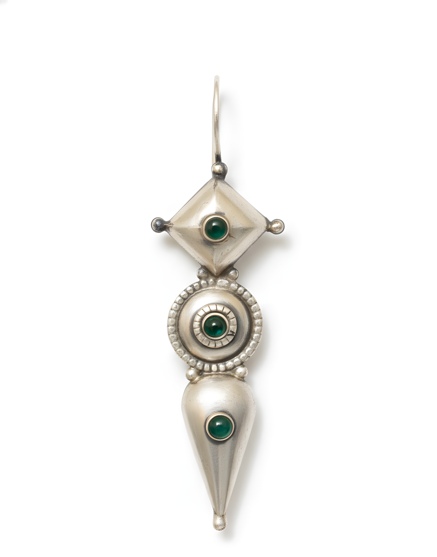 Geometric Tribal Dangle Earrings