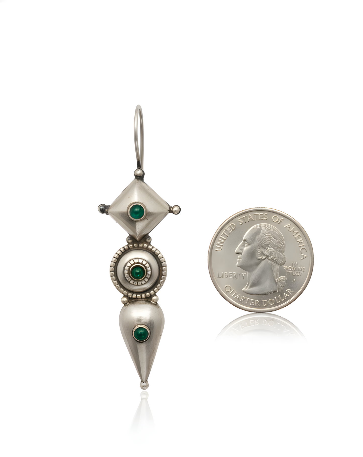 Geometric Tribal Dangle Earrings