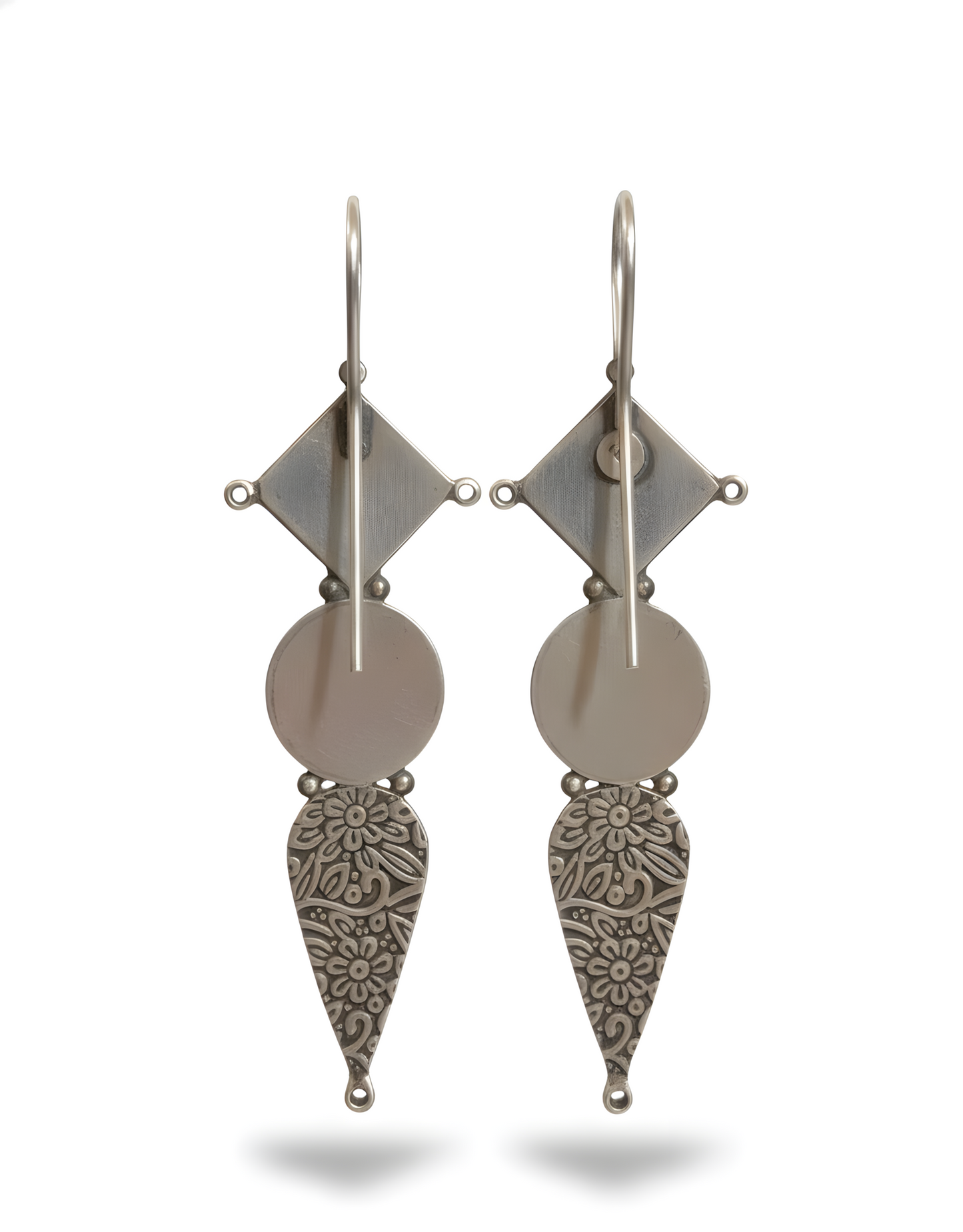 Geometric Tribal Dangle Earrings