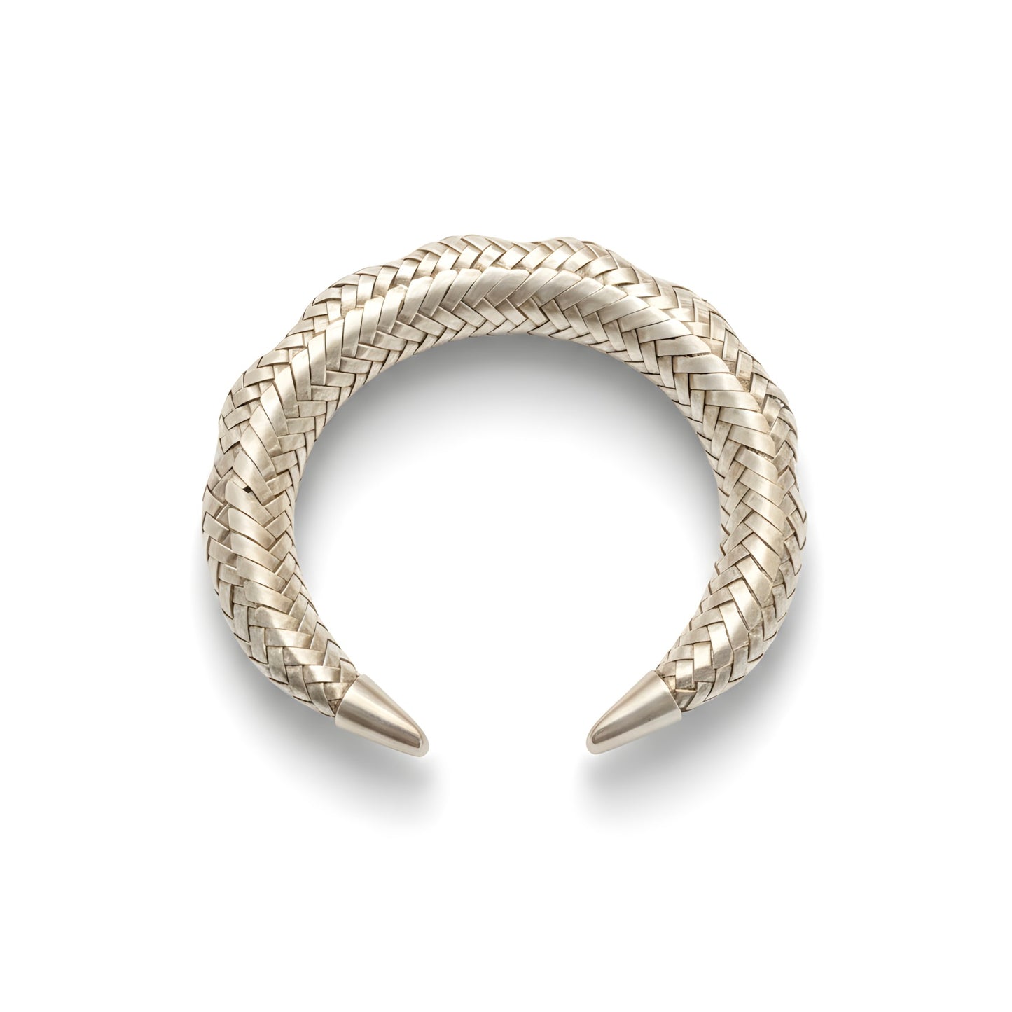 Indonesian Hand-woven Timeless Cuff Bracelet in Sterling Silver