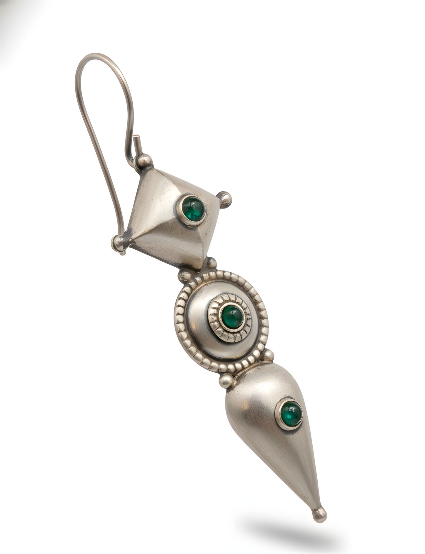 Geometric Tribal Dangle Earrings